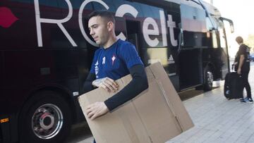 Iago Aspas no jugará el sábado ante el Valencia.