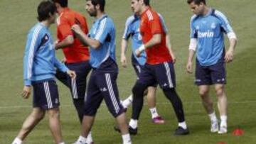 El Madrid se entrenó hoy para la final sin Ramos, Özil ni Higuaín