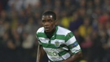 William Carvalho, durante un partido con el Sporting de Lisboa.