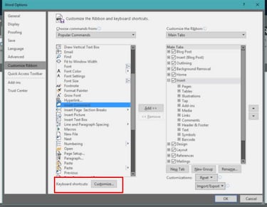 Cómo crear un atajo personalizado en Word