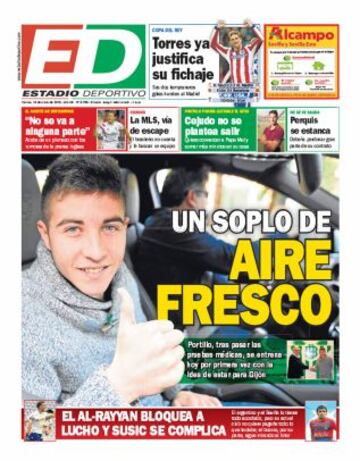 Portadas de la prensa deportiva