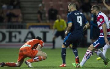 Karim Benzema y Andrés Fernández.