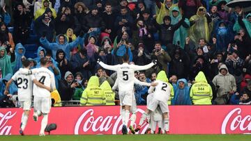 El Bernabéu, con muy buena entrada en el Real Madrid-Sevilla.