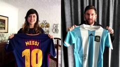 Messi y Ximena, la historia de un intercambio de camiseta a miles de kil&oacute;metros