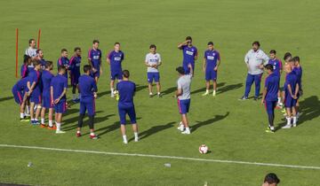 Último día del Atletico en Brunico