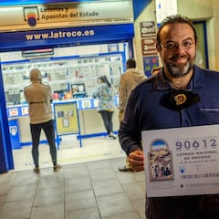 Un lotero esconde 40 sobres con décimos de la Lotería de Navidad: repartió el tercer premio en 2021