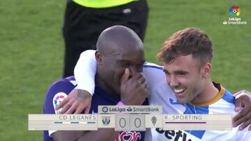 Resumen del Leganés vs. Sporting de la Liga SmartBank