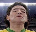 Unos hackers suben a la web de la AFA una foto de Maradona con la camiseta de Brasil