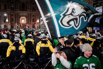 La ciudad de Philadelphia festej el triunfo que obtuvieron 40-22 ante los Kansas City Chiefs en el Super Bowl LIX. As se vivi.