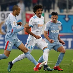 Marsella 2-2 Mónaco: Falcao juega los 90 minutos