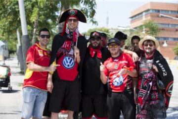 Ambiente en la fanzone.