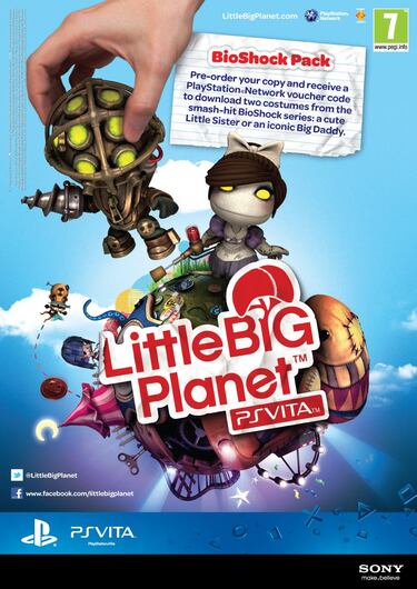 Disfraces de Bioshock y de cuento por la reserva de LittleBigPlanet en PS Vita