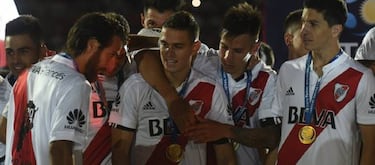 Rafael Santos Borré, por su quinto título con River Plate