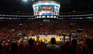 Instantánea del Staples Center. Impresionante.