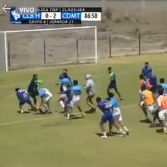 Vídeo: Brutal pelea campal en la Tercera División de México