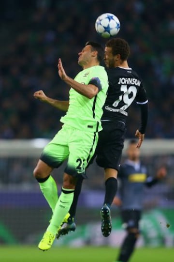 El duelo del Manchester City - Borussia Monchengladbach por Champions League en el  Borussia Park Stadium 