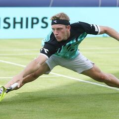Davidovich cae en la previa y rompe el pleno español