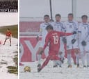 Los 10 grandes golazos que se han visto en partidos con nieve