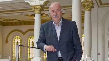 Vicente del Bosque posa para AS tras analizar la próxima Eurocopa.