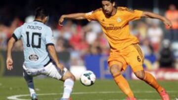 Khedira, durante el partido.