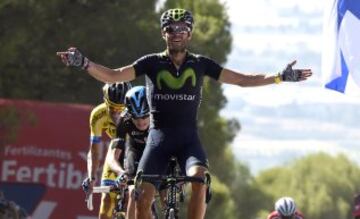 Se resarciría días después del cuarto puesto del Tour de Francia con la victoria en la Clásica de San Sebastián, y se presentaría a la salida de la Vuelta a España. En la sexta etapa con final en Cumbres Verdes, Alejandro Valverde ofreció una increíble exhibición al alcance de muy poco. Chris Froome, Alberto Contador y Joaquim Purito sólo pudieron rendirse al recital del murciano.