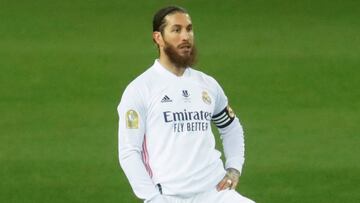 Sergio Ramos, en un partido con el Real Madrid.