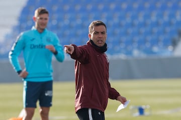 Borja Jimnez, durante un entrenamiento.