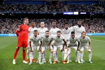 Equipo del Real Madrid.