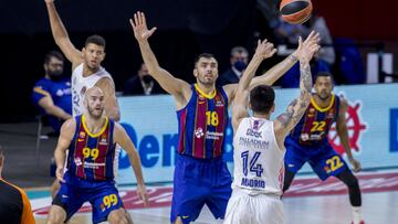 11/03/21 PARTIDO BALONCESTO BASKET
EUROLEAGUE EUROLIGA REGULAR SEASON ROUND 29
REAL MADRID - FC BARCELONA
GABRIEL DECK PIERRE ORIOLA