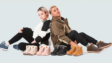 Botas de invierno forradas para hombre y mujer.
