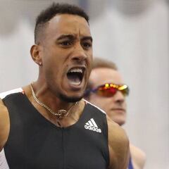 Orlando Ortega firma un doblete inédito: oro nacional en 60 lisos y 60 vallas