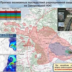 Los países que serían devastados si explota la central nuclear de Zaporiyia