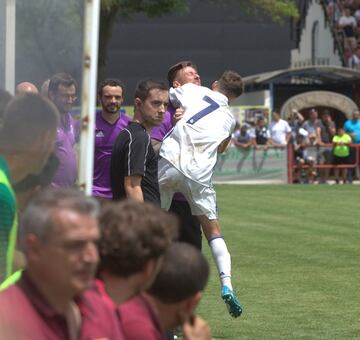 El Juvenil blanco ganó 4-1 al Atlético de Madrid Juvenil en la final de la Copa del Rey disputada en Calahorra (La Rioja).