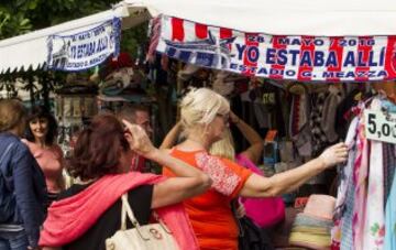 Ambiente de Champions en las calles de Milán