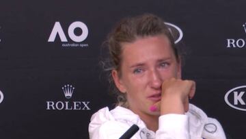 El estremecedor llanto de Azarenka tras una nueva derrota