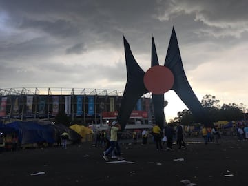 El color de la afición en el Clásico Capitalino