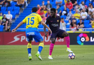 Roque Mesa y Samuel Umtiti.