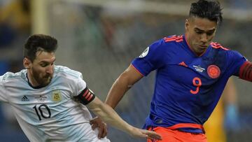 Falcao y Messi, en Copa América