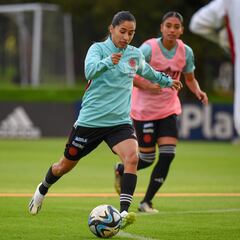 Primer entrenamiento de Colombia y llegada de Leicy y Mayra