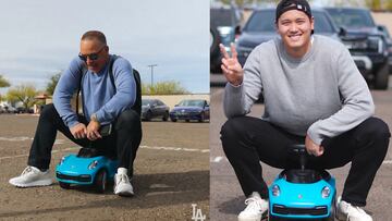 La broma de Ohtani al entrenador de los Dodgers Dave Roberts