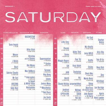 Los escenarios de Coachella: ?Dnde estar tu artista favorito?