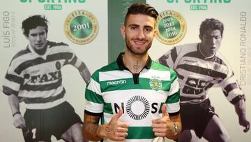Cristiano Piccini, con el Sporting Clube.
