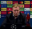 Koeman habla en rueda de prensa tras la victoria del Barça