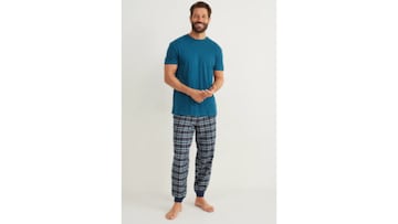 Pijama con pantalón de franela para hombre de C&A