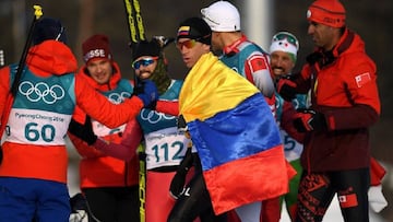 Sebastián Uprimny debutó en los Olímpicos de Invierno