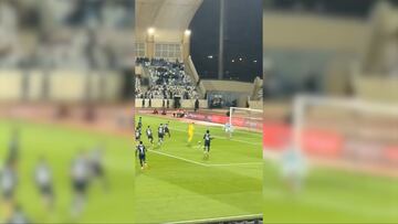 Mostrando su talento, potencia y un gesto inesperado que no pasó por desapercibido.