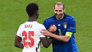 Chiellini y la última maldición 'Kiricocho' en el penalti de Saka