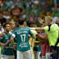 Pizzi y Goltz casi arman la bronca en el León vs América