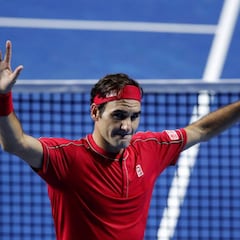 Federer accede a la final ante De Miñaur tras derribar a Tsitsipas