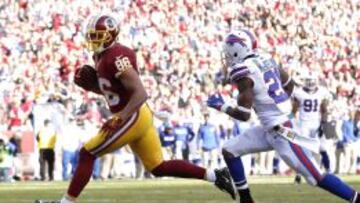Jordan Reed fue una auténtica pesadilla para la defensa de los Bills.